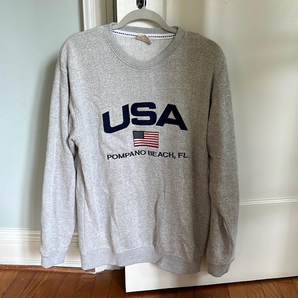 USA Pompano Beach crew neck